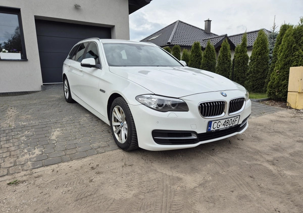 BMW Seria 5 cena 66900 przebieg: 204600, rok produkcji 2014 z Grudziądz małe 154